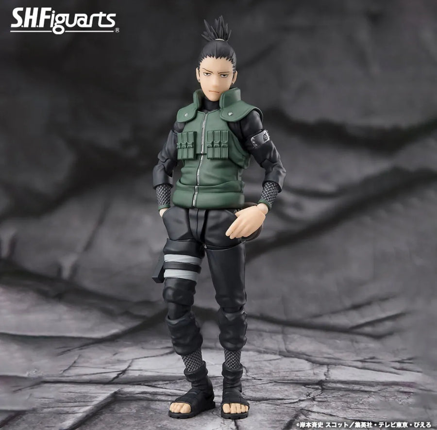 Naruto Shippuuden - Nara Shikamaru - S.H.Figuarts - Brilliant Strategist (Bandai Spirits)ㅤ – Bandai Spirits – ActionFigureBrasil
