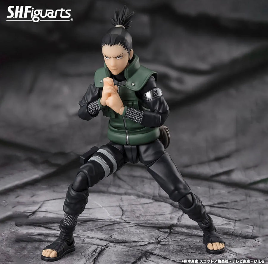Naruto Shippuuden - Nara Shikamaru - S.H.Figuarts - Brilliant Strategist (Bandai Spirits)ㅤ – Bandai Spirits – ActionFigureBrasil