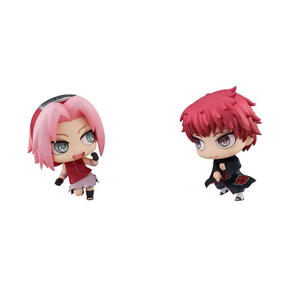 Naruto Shippuuden - Sasori - Haruno Sakura - Chimi Mega Buddy! - Battle Set of 2 Figures (MegaHouse)ㅤ – MegaHouse – ActionFigureBrasil
