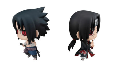 Naruto Shippuuden - Uchiha Itachi - Chimi Mega Buddy! - Kyoudai Taiketsu Set (MegaHouse)ㅤ – MegaHouse – ActionFigureBrasil — com base expositora