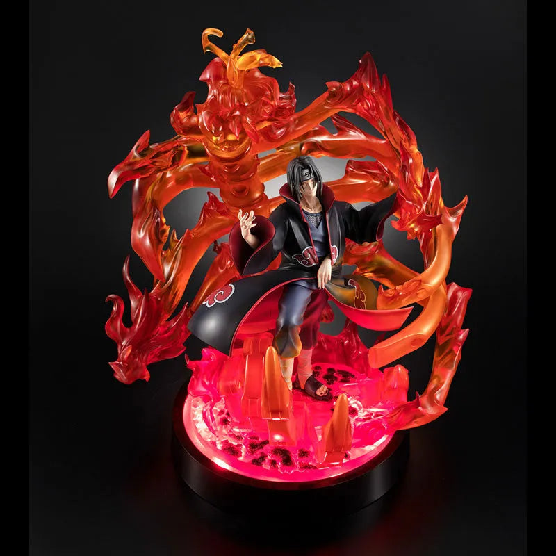 Naruto Shippuuden - Uchiha Itachi - Precious G.E.M. - Susanoo Ver., With LED base stand (MegaHouse) [Shop Exclusive]ㅤ – MegaHouse – ActionFigureBrasil