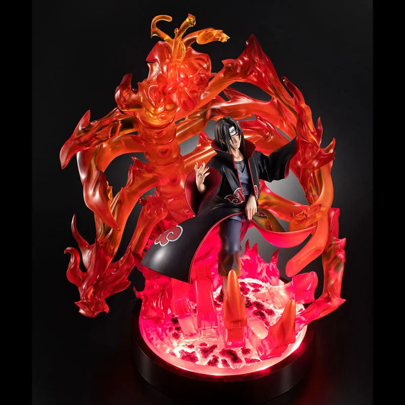 Naruto Shippuuden - Uchiha Itachi - Precious G.E.M. - Susanoo Ver., With LED base stand (MegaHouse) [Shop Exclusive]ㅤ – MegaHouse – ActionFigureBrasil