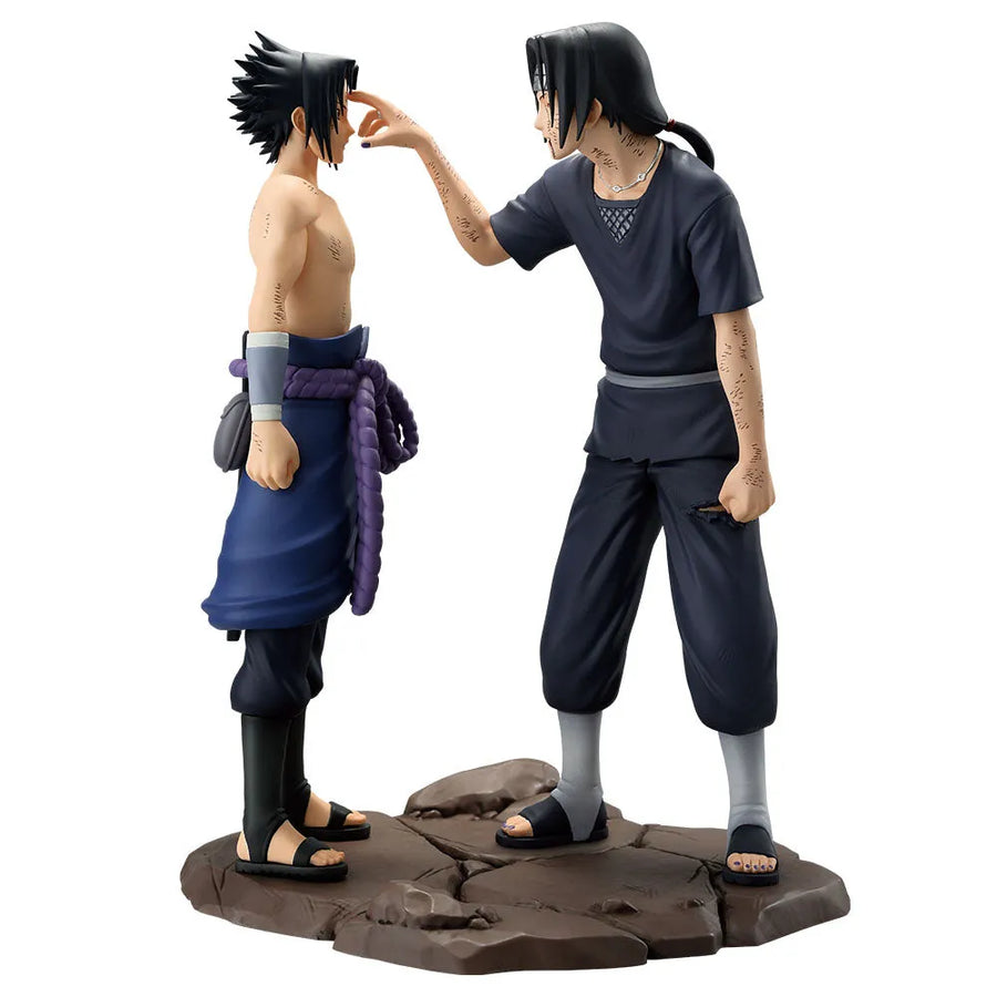 Naruto Shippuuden - Uchiha Itachi - Uchiha Sasuke - Ichiban Kuji Naruto Shippuuden Kokoro o Utsusu Akaki Hitomi (Last One Prize) - Revible Moment (Bandai Spirits)ㅤ – Bandai Spirits – ActionFigureBrasil