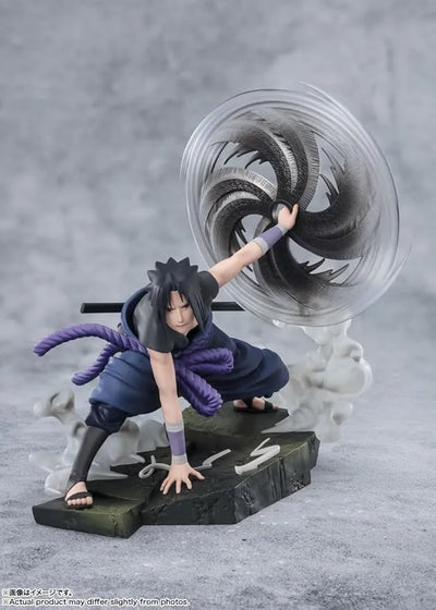 Naruto Shippuuden - Uchiha Sasuke - Chou Gekisen -Extra Battle- - Figuarts ZERO - The Light & Dark of the Mangekyo Sharingan (Bandai Spirits)ㅤ – Bandai Spirits – ActionFigureBrasil — ângulo diferente