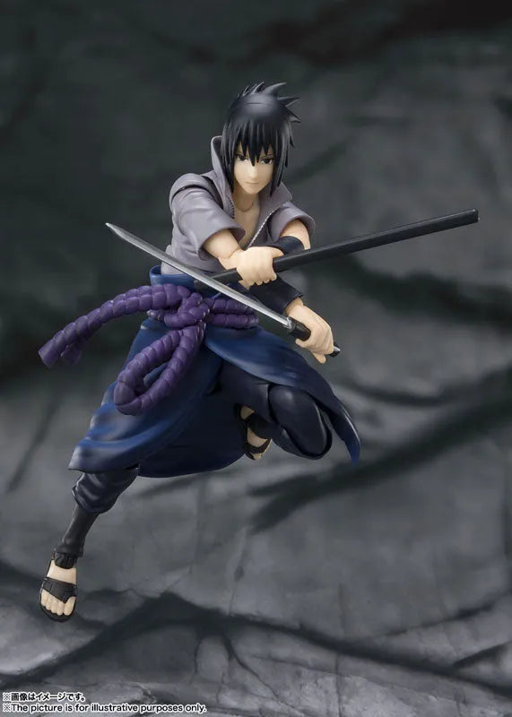 Naruto Shippuuden - Uchiha Sasuke - S.H.Figuarts - He who bears all Hatred (Bandai Spirits)ㅤ – Bandai Spirits – ActionFigureBrasil