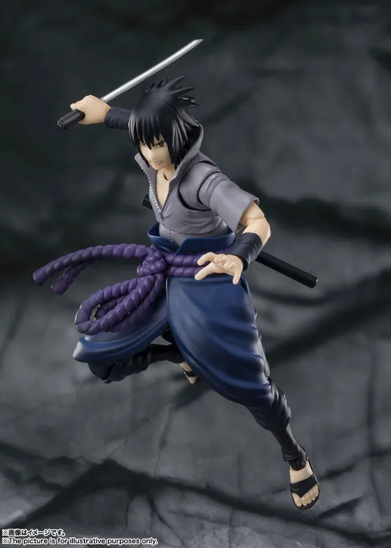 Naruto Shippuuden - Uchiha Sasuke - S.H.Figuarts - He who bears all Hatred (Bandai Spirits)ㅤ – Bandai Spirits – ActionFigureBrasil