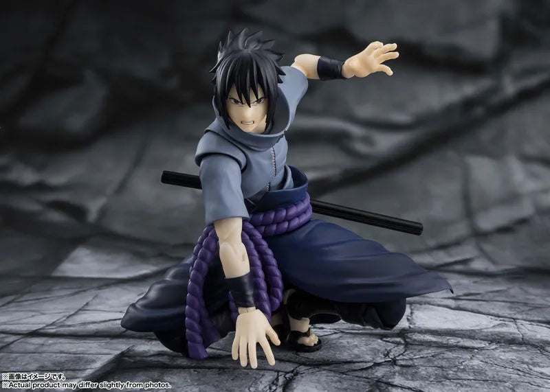 Naruto Shippuuden - Uchiha Sasuke - S.H.Figuarts - Solitary Shinobi (Bandai Spirits)ㅤ – Bandai Spirits – ActionFigureBrasil