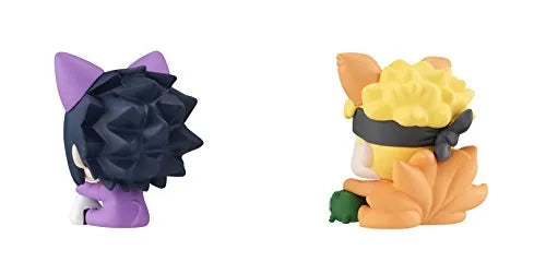 Naruto Shippuuden - Uchiha Sasuke - Uzumaki Naruto - Petit Chara Land - Maneki Kyuubi Dattebayo (MegaHouse)ㅤ – MegaHouse – ActionFigureBrasil