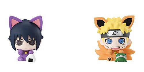 Naruto Shippuuden - Uchiha Sasuke - Uzumaki Naruto - Petit Chara Land - Maneki Kyuubi Dattebayo (MegaHouse)ㅤ – MegaHouse – ActionFigureBrasil