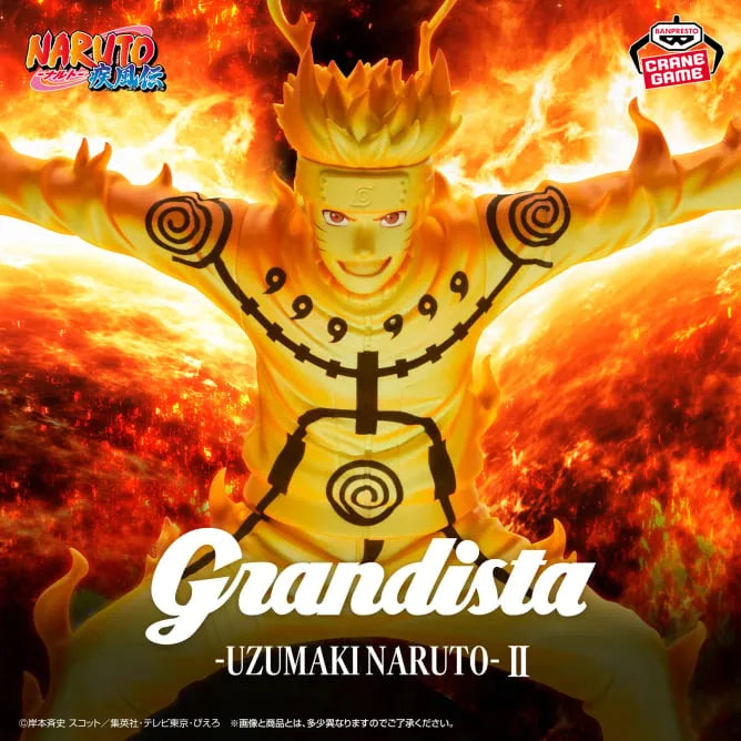 Naruto Shippuuden - Uzumaki Naruto - Grandista - Ⅱ (Bandai Spirits)ㅤ – Bandai Spirits – ActionFigureBrasil