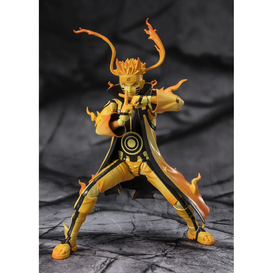 Naruto Shippuuden - Uzumaki Naruto - S.H.Figuarts - Kurama Link Mode, Courageous Strength That Binds (Bandai Spirits) [Shop Exclusive]ㅤ – Bandai Spirits – ActionFigureBrasil