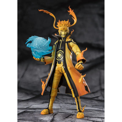 Naruto Shippuuden - Uzumaki Naruto - S.H.Figuarts - Kurama Link Mode, Courageous Strength That Binds (Bandai Spirits) [Shop Exclusive]ㅤ – Bandai Spirits – ActionFigureBrasil — iluminação de estúdio