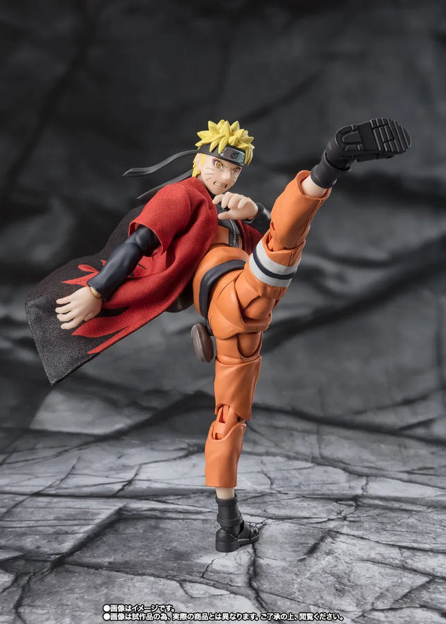 Naruto Shippuuden - Uzumaki Naruto - S.H.Figuarts - Sage Mode, Savior of Konoha (Bandai Spirits) [Shop Exclusive]ㅤ – Bandai Spirits – ActionFigureBrasil