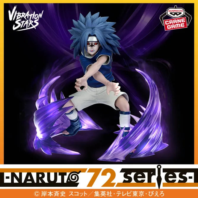 Naruto - Uchiha Sasuke - Vibration Stars - Naruto 72 Series, 27 (Bandai Spirits)ㅤ – Bandai Spirits – ActionFigureBrasil