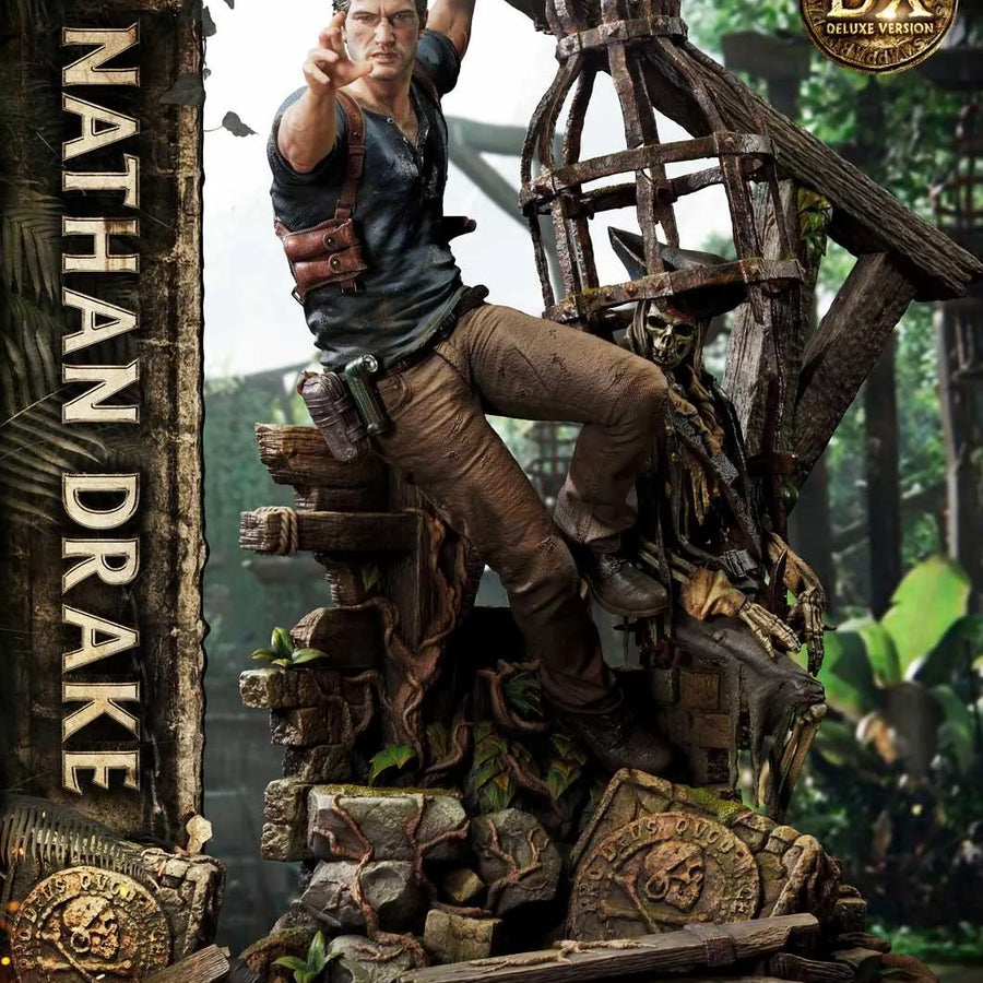 Nathan Drake (Deluxe Bonus Version) Uncharted 4: A Thief's End – Prime1Studio – ActionFigure Brasil