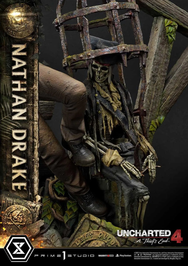 Nathan Drake (Deluxe Bonus Version) Uncharted 4: A Thief's End – Prime1Studio – ActionFigure Brasil