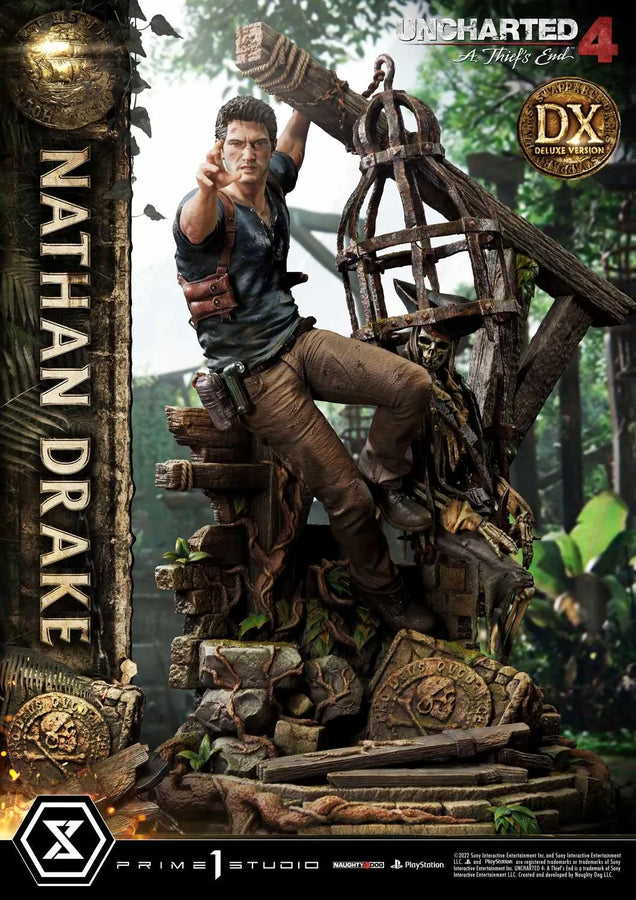 Nathan Drake (Deluxe Version) Uncharted 4: A Thief's End – Prime1Studio – ActionFigure Brasil