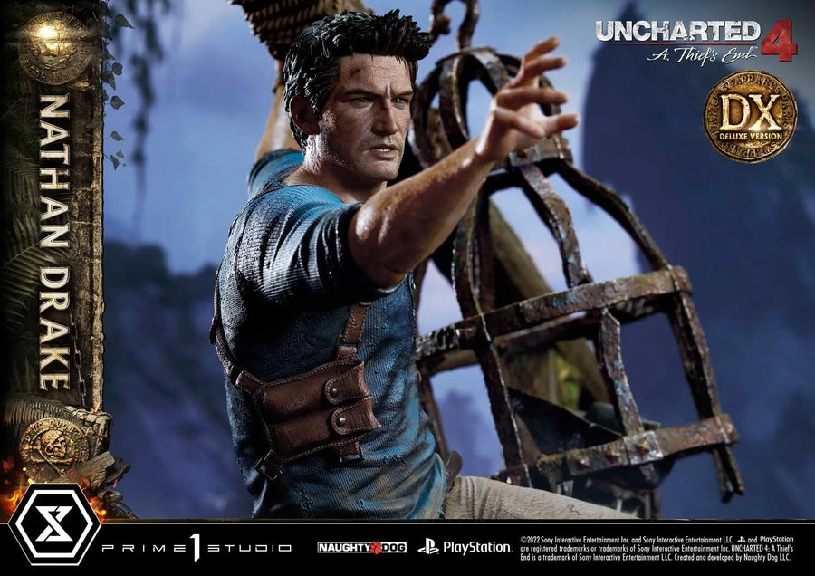 Nathan Drake (Deluxe Version) Uncharted 4: A Thief's End – Prime1Studio – ActionFigure Brasil