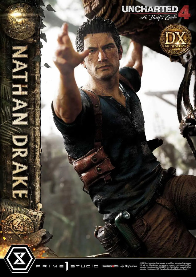 Nathan Drake (Deluxe Version) Uncharted 4: A Thief's End – Prime1Studio – ActionFigure Brasil