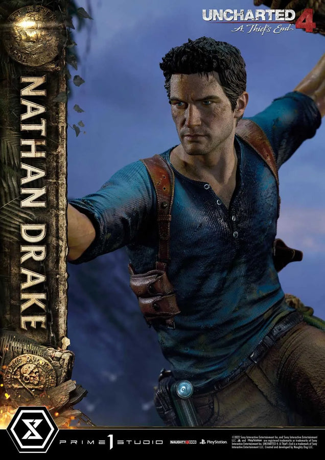 Nathan Drake (Deluxe Version) Uncharted 4: A Thief's End – Prime1Studio – ActionFigure Brasil