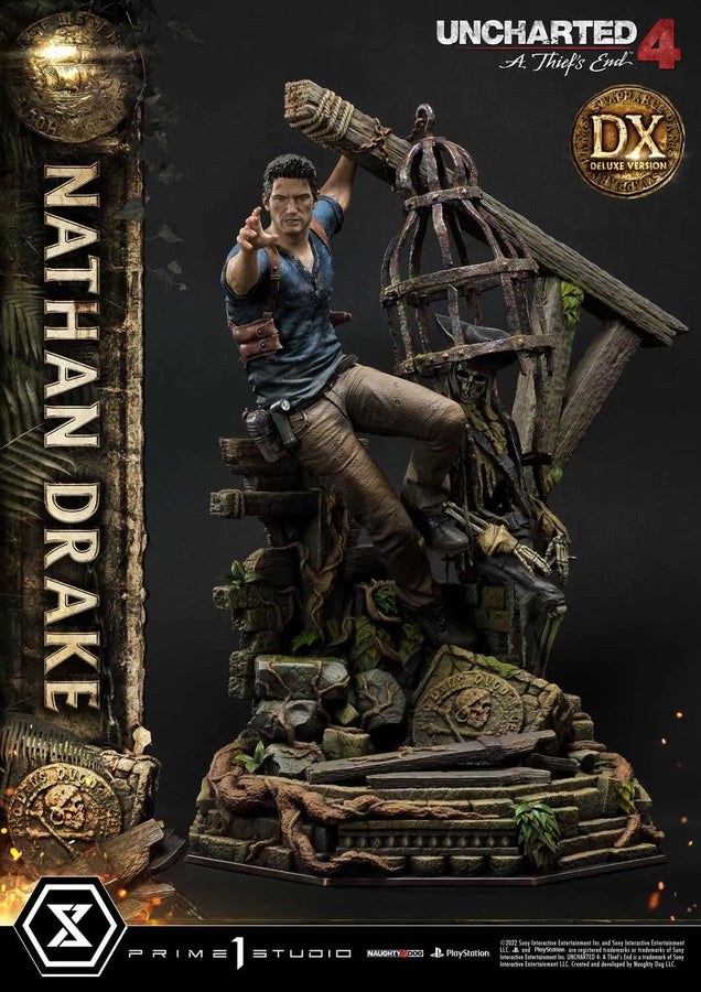 Nathan Drake (Deluxe Version) Uncharted 4: A Thief's End – Prime1Studio – ActionFigure Brasil
