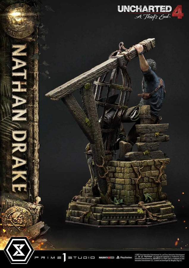Nathan Drake (Deluxe Version) Uncharted 4: A Thief's End – Prime1Studio – ActionFigure Brasil
