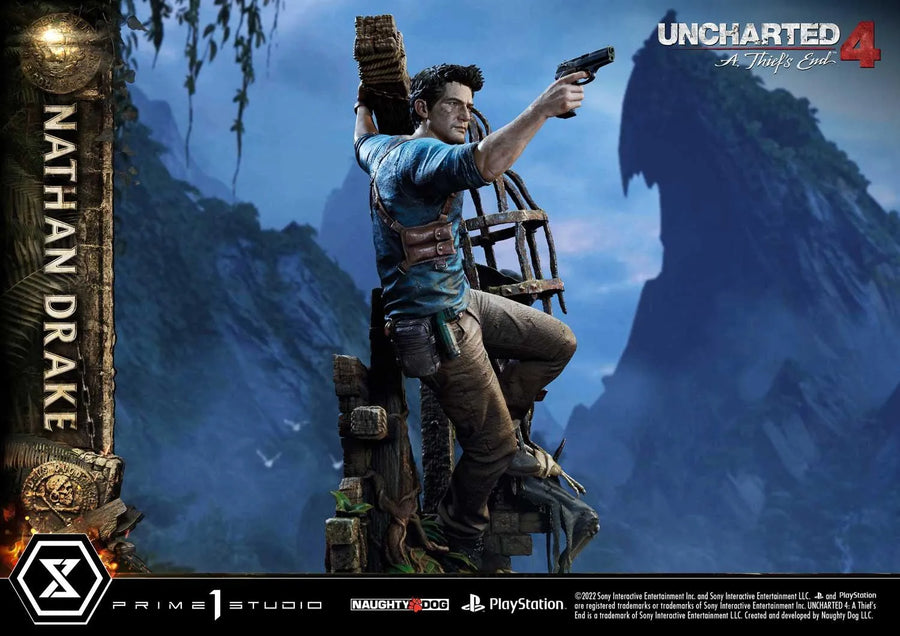 Nathan Drake (Deluxe Version) Uncharted 4: A Thief's End – Prime1Studio – ActionFigure Brasil