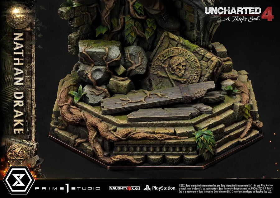 Nathan Drake (Deluxe Version) Uncharted 4: A Thief's End – Prime1Studio – ActionFigure Brasil