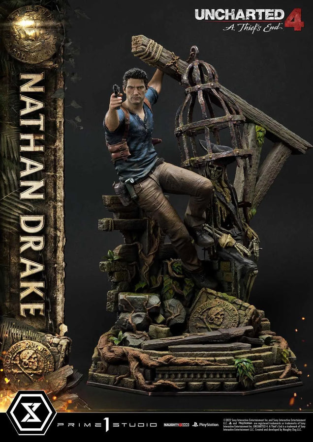 Nathan Drake (Regular Version) Uncharted 4: A Thief's End – Prime1Studio – ActionFigure Brasil
