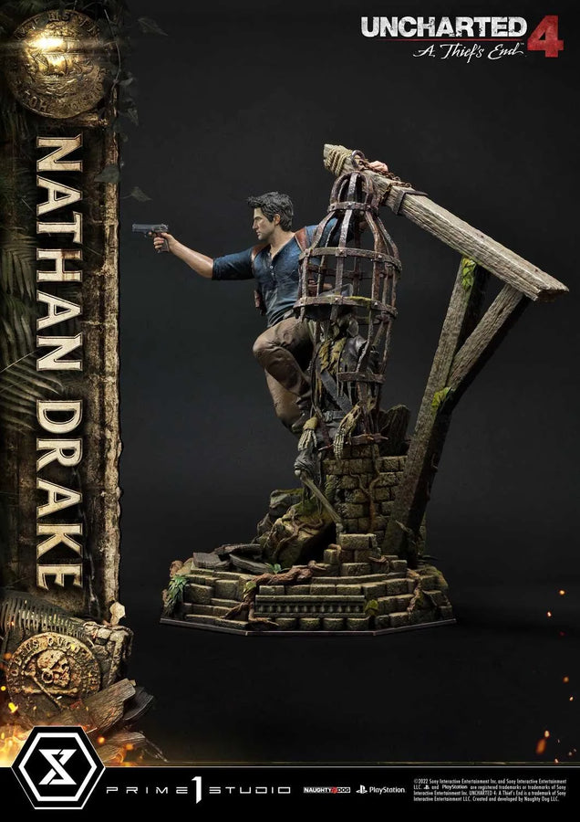 Nathan Drake (Regular Version) Uncharted 4: A Thief's End – Prime1Studio – ActionFigure Brasil