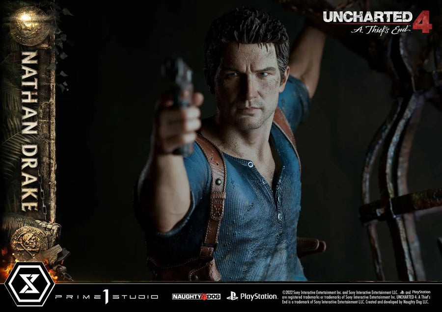 Nathan Drake (Regular Version) Uncharted 4: A Thief's End – Prime1Studio – ActionFigure Brasil