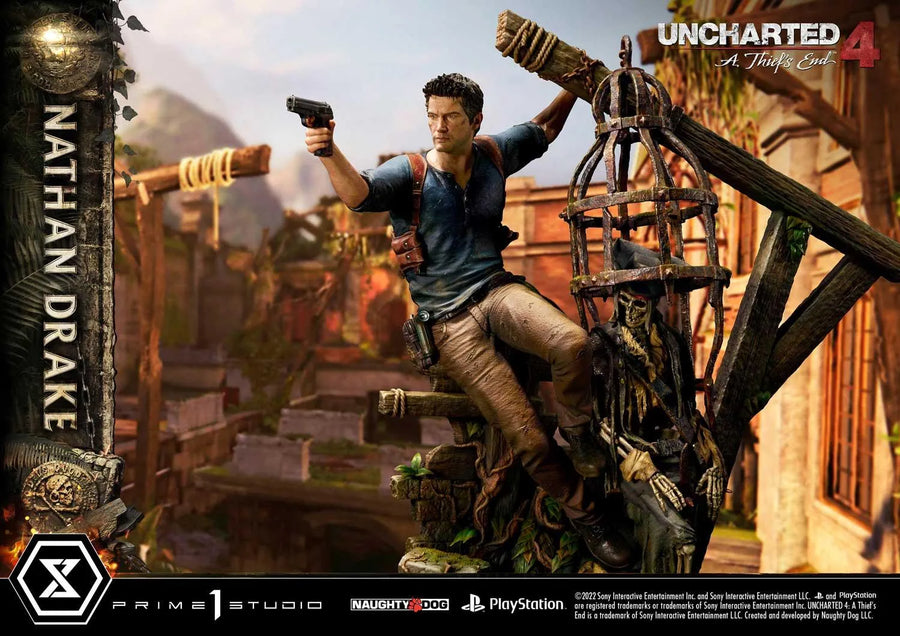 Nathan Drake (Regular Version) Uncharted 4: A Thief's End – Prime1Studio – ActionFigure Brasil