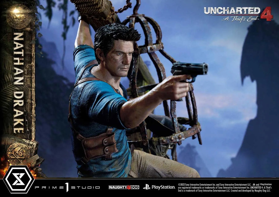 Nathan Drake (Regular Version) Uncharted 4: A Thief's End – Prime1Studio – ActionFigure Brasil