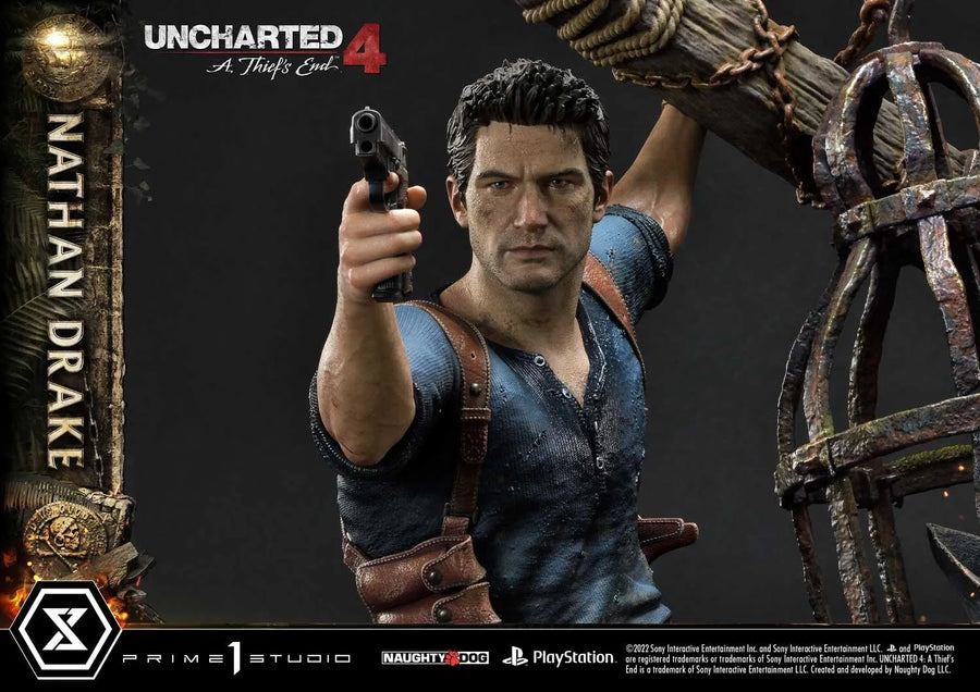 Nathan Drake (Regular Version) Uncharted 4: A Thief's End – Prime1Studio – ActionFigure Brasil