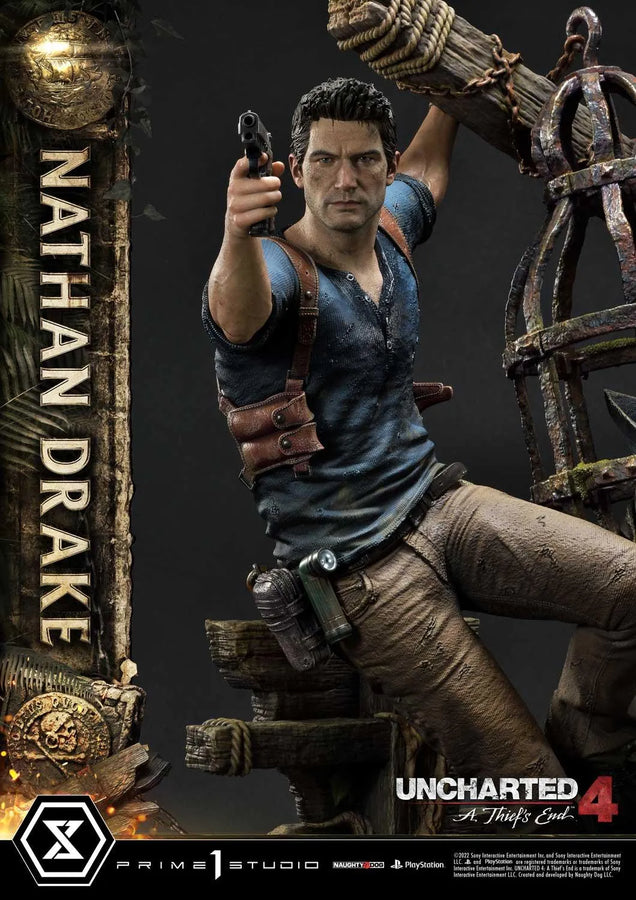 Nathan Drake (Regular Version) Uncharted 4: A Thief's End – Prime1Studio – ActionFigure Brasil