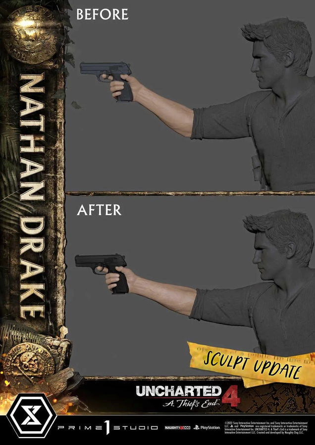 Nathan Drake (Regular Version) Uncharted 4: A Thief's End – Prime1Studio – ActionFigure Brasil