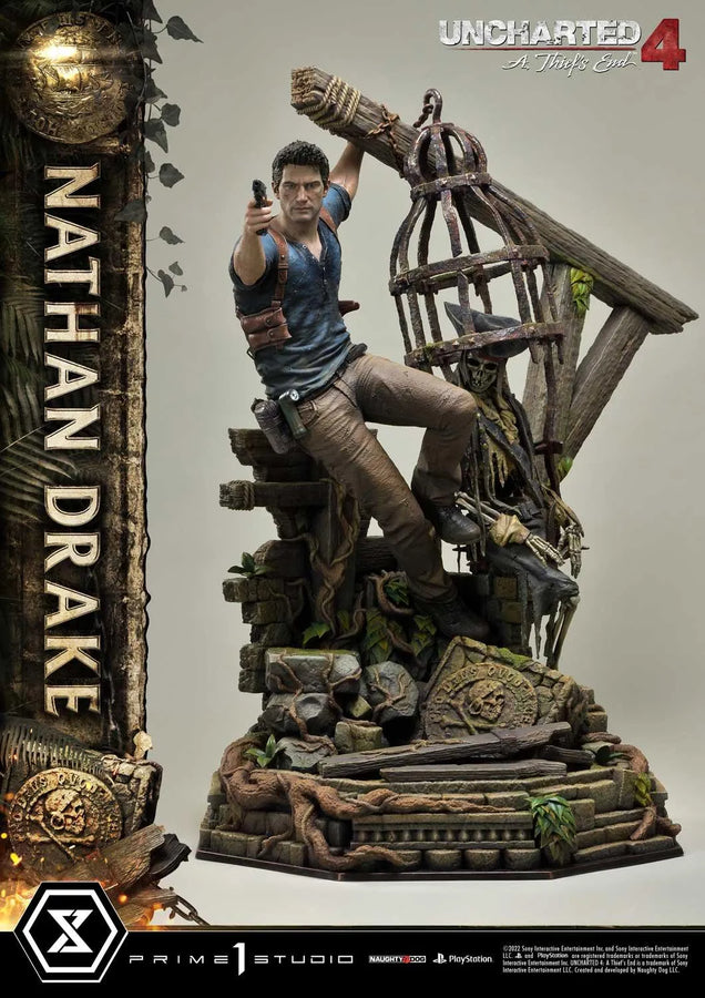 Nathan Drake (Regular Version) Uncharted 4: A Thief's End – Prime1Studio – ActionFigure Brasil