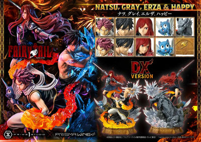 NATSU, GRAY, ERZA AND HAPPY (Deluxe Version) TV animation FAIRY TAIL – Prime1Studio – ActionFigure Brasil
