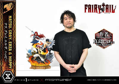 NATSU, GRAY, ERZA AND HAPPY (Deluxe Version) TV animation FAIRY TAIL – Prime1Studio – ActionFigure Brasil