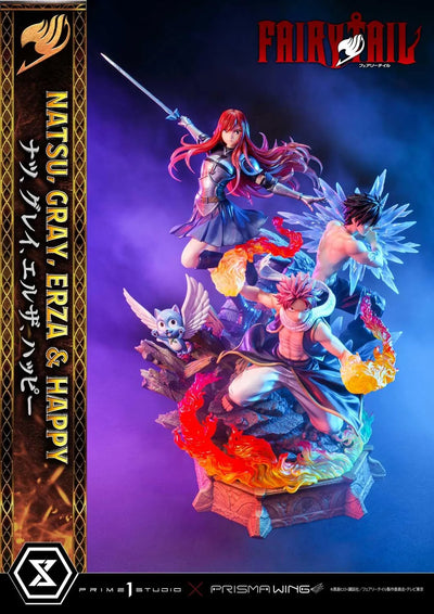 NATSU, GRAY, ERZA AND HAPPY (Deluxe Version) TV animation FAIRY TAIL – Prime1Studio – ActionFigure Brasil