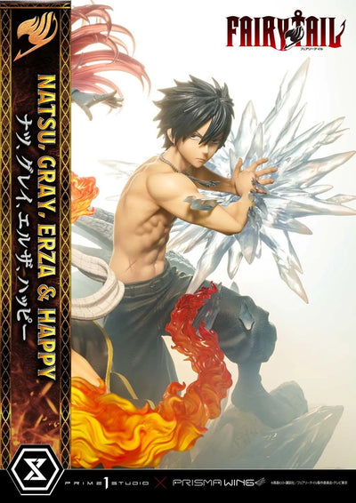 NATSU, GRAY, ERZA AND HAPPY (Regular Version) TV animation FAIRY TAIL – Prime1Studio – ActionFigure Brasil