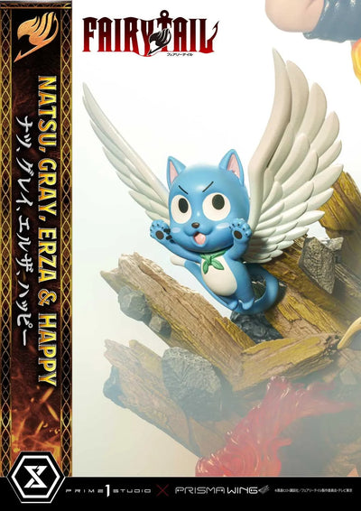 NATSU, GRAY, ERZA AND HAPPY (Regular Version) TV animation FAIRY TAIL – Prime1Studio – ActionFigure Brasil