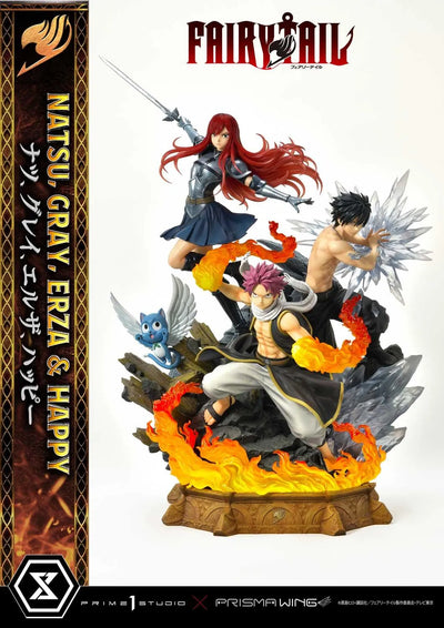 NATSU, GRAY, ERZA AND HAPPY (Regular Version) TV animation FAIRY TAIL – Prime1Studio – ActionFigure Brasil