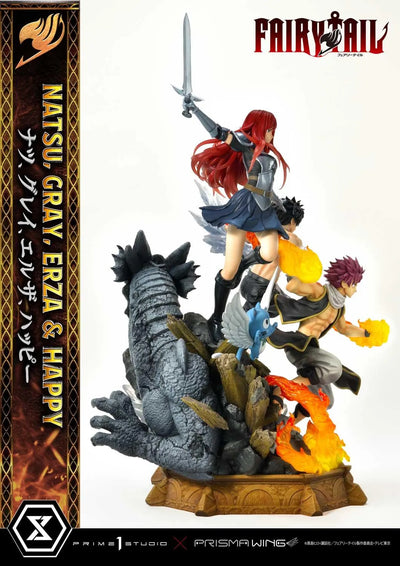 NATSU, GRAY, ERZA AND HAPPY (Regular Version) TV animation FAIRY TAIL – Prime1Studio – ActionFigure Brasil