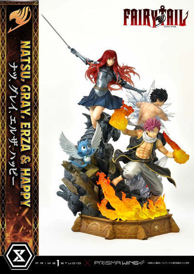 NATSU, GRAY, ERZA AND HAPPY (Regular Version) TV animation FAIRY TAIL – Prime1Studio – ActionFigure Brasil