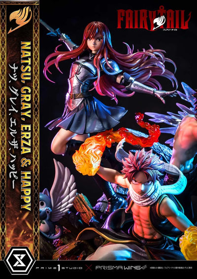 NATSU, GRAY, ERZA AND HAPPY (Regular Version) TV animation FAIRY TAIL – Prime1Studio – ActionFigure Brasil