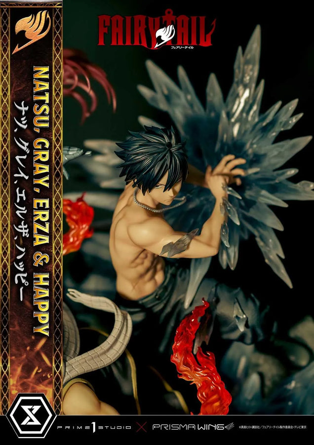 NATSU, GRAY, ERZA AND HAPPY (Regular Version) TV animation FAIRY TAIL – Prime1Studio – ActionFigure Brasil