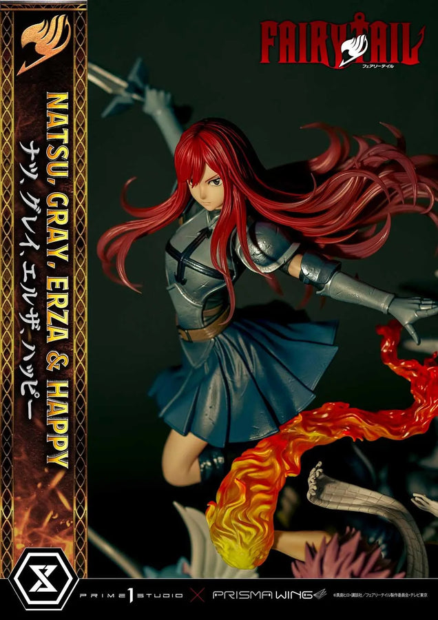 NATSU, GRAY, ERZA AND HAPPY (Regular Version) TV animation FAIRY TAIL – Prime1Studio – ActionFigure Brasil