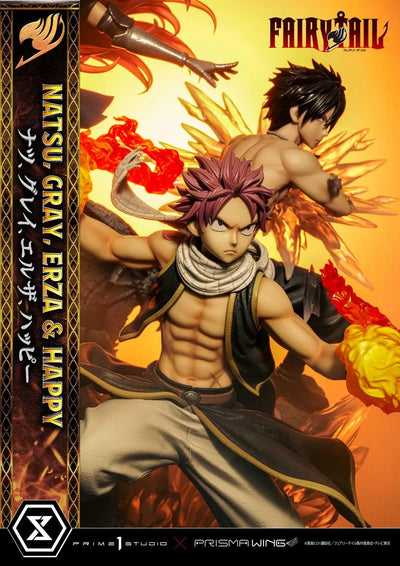 NATSU, GRAY, ERZA AND HAPPY (Regular Version) TV animation FAIRY TAIL – Prime1Studio – ActionFigure Brasil