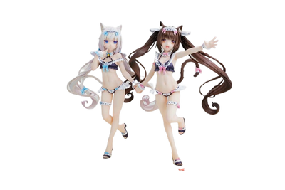 Nekopara - Vanilla - Chocola - KDcolle - 1/7 - Maid Swimsuit Ver. - Special Set (Alice Glint, Kadokawa) [Shop Exclusive]ㅤ – Kadokawa – ActionFigureBrasil